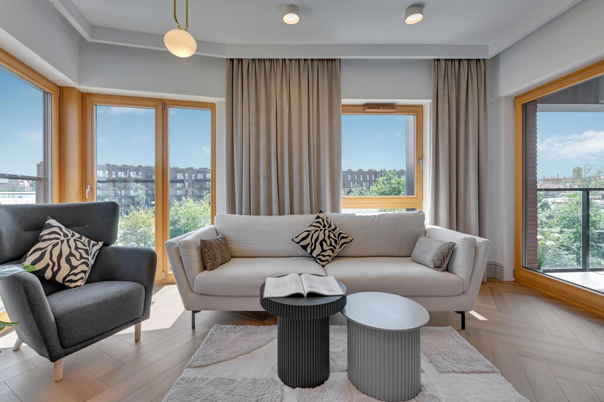 Nadmotlawie Estate Gym, Sauna & Parking By Downtown Apartments Gdansk Ngoại thất bức ảnh